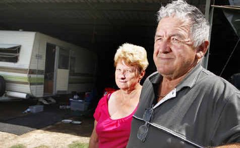 Barry and Lyn Jones of North Booval had a cherished garden statue stolen from their property. Barry and Lyn Jones of North Booval had a cherished garden statue stolen from their property.