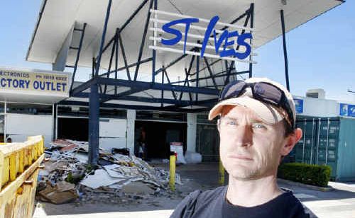 Martin Schultz, owner of the Discount Drug Store in St Ives Shopping Centre in Goodna, is upset that his insurance company is refusing to pay out. Martin Schultz, owner of the Discount Drug Store in St Ives Shopping Centre in Goodna, is upset that his insurance company is refusing to pay out.