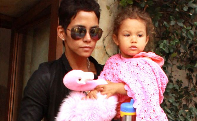 Halle Berry with daugher Nahla. Halle Berry with daugher Nahla.