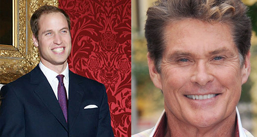 Prince William or the Hoff - who would you choose for your free pass? Prince William or the Hoff - who would you choose for your free pass?