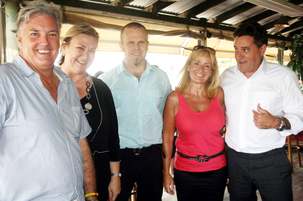 Tourism NSW CEO Lyndel Gray (second from left) with Ed Ahern (Byron United), Russell Mills from Northern Rivers Tourism, Sevegne Newton and Andrew Sargent, director of regional tourism for Tourism NSW at Byron Bay last Friday. Tourism NSW CEO Lyndel Gray (second from left) with Ed Ahern (Byron United), Russell Mills from Northern Rivers Tourism, Sevegne Newton and Andrew Sargent, director of regional tourism for Tourism NSW at Byron Bay last Friday.