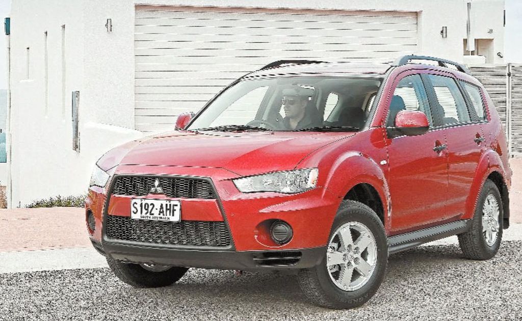 Two-wheel drive Outlander provides off-roader looks but is best suited to the bitumen. Two-wheel drive Outlander provides off-roader looks but is best suited to the bitumen.