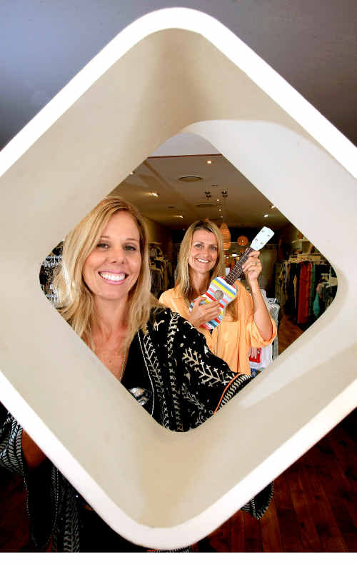 EVENING OF FUN: Mandy Bell and Sharon Fletcher from the Palm Beach Dot Wears A Dress fashion boutique get ready to host an evening of fun, fashion and entertainment in aid of the Queensland flood appeal. EVENING OF FUN: Mandy Bell and Sharon Fletcher from the Palm Beach Dot Wears A Dress fashion boutique get ready to host an evening of fun, fashion and entertainment in aid of the Queensland flood appeal.