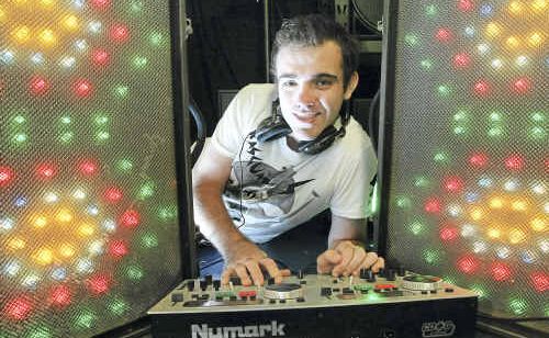 READY MR MUSIC: DJ Mike Nielson is celebrating his 10th anniversary with Blue Light Discos. READY MR MUSIC: DJ Mike Nielson is celebrating his 10th anniversary with Blue Light Discos.