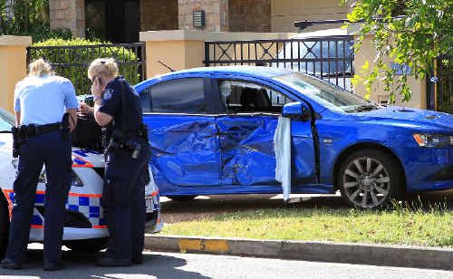 Police intercepted a stolen car on Fifteenth Avenue at Palm Beach which was linked to five armed car-jackings and impersonating police offences. Police intercepted a stolen car on Fifteenth Avenue at Palm Beach which was linked to five armed car-jackings and impersonating police offences.