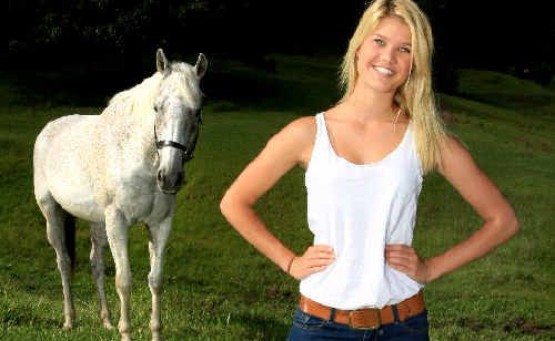 When Alieda Ross is not working on being a model is more than likely taking part in showjumping or eventing. When Alieda Ross is not working on being a model is more than likely taking part in showjumping or eventing.