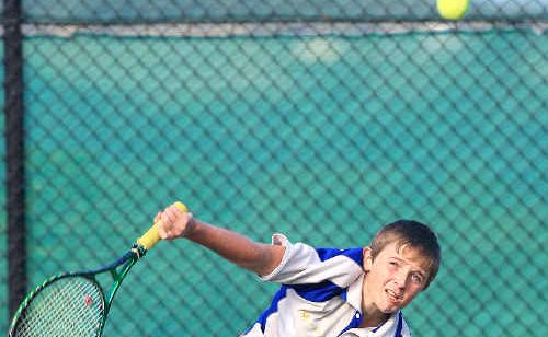 Terranora junior tennis champion Caleb Maxted. Terranora junior tennis champion Caleb Maxted.