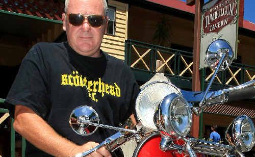 Scooter rider Tony Shirley. Scooter rider Tony Shirley.