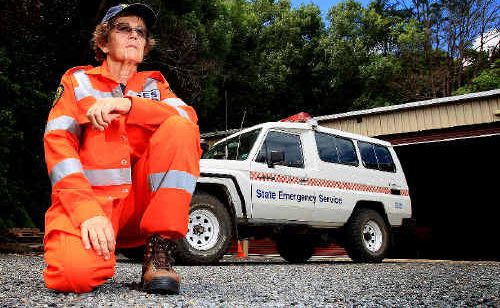 Shirley O’Connor at the Murwillumbah SES depot which has been provided by Tweed Shire Council. Shirley O’Connor at the Murwillumbah SES depot which has been provided by Tweed Shire Council.