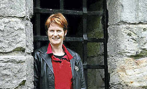 North Coast author Jesse Blackadder amid the ruins of Blackadder Castle where The Raven’s Heart begins. North Coast author Jesse Blackadder amid the ruins of Blackadder Castle where The Raven’s Heart begins.