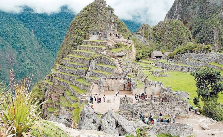 The impressive remains of Machu Picchu, Peru. The impressive remains of Machu Picchu, Peru.