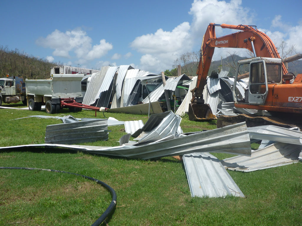 Some of the destruction caused by Cyclone Yasi. Some of the destruction caused by Cyclone Yasi.