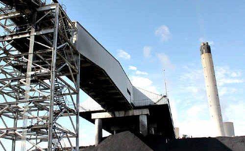 Stanwell Power Station, where there was a fire in a mill at 11 o’clock on Tuesday night. Stanwell Power Station, where there was a fire in a mill at 11 o’clock on Tuesday night.