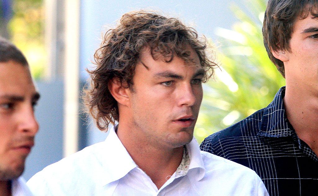 Damian Robert James Ford, centre, was sentenced to six years prison. Damian Robert James Ford, centre, was sentenced to six years prison.