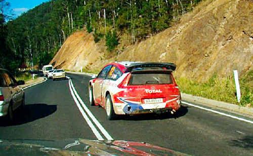 Former Democrats candidate Scott Sledge was fined $400 relating to 17 anti-rally signs painted on the bitumen over a 30 kilometre stretch of Kyogle Road. Former Democrats candidate Scott Sledge was fined $400 relating to 17 anti-rally signs painted on the bitumen over a 30 kilometre stretch of Kyogle Road.