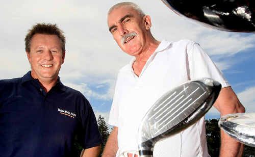 Advertising Manager for the Tweed Daily News Ian Campbell and John Hoye from the rescue service meet ahead of next month’s charity golf day. Advertising Manager for the Tweed Daily News Ian Campbell and John Hoye from the rescue service meet ahead of next month’s charity golf day.