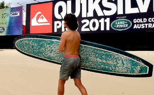 People come from across the world to attend the Quiksilver Pro Gold Coast at Snapper Rocks. People come from across the world to attend the Quiksilver Pro Gold Coast at Snapper Rocks.