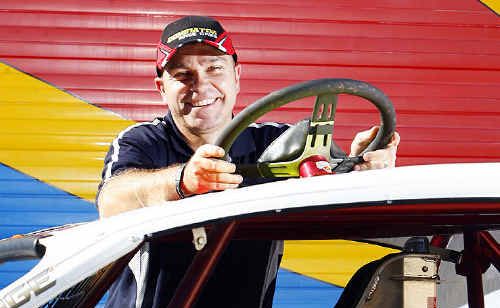 Darren Kane at the Boettcher Racing Team’s workshop following his third National Super Sedan Series title triumph. Darren Kane at the Boettcher Racing Team’s workshop following his third National Super Sedan Series title triumph.