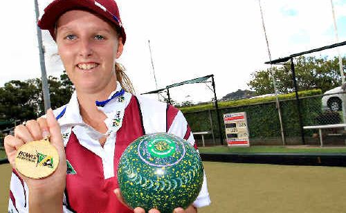 South Tweed bowler Crystal Martin South Tweed bowler Crystal Martin