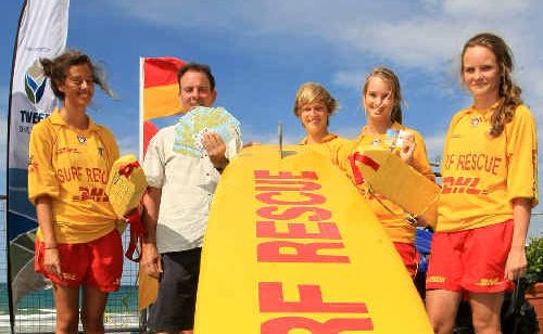 Cudgen lifesavers Rose Nelson, Kevin Skinner, Anna Patch, Shelly Armstrong and Jake Butler. Cudgen lifesavers Rose Nelson, Kevin Skinner, Anna Patch, Shelly Armstrong and Jake Butler.