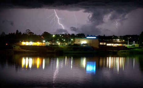 A photo of Tuesday’s storm at Grafton sent in by Mark Burridge. A photo of Tuesday’s storm at Grafton sent in by Mark Burridge.