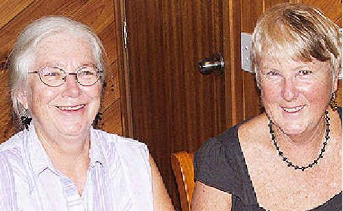 Organiser of Lennox Head’s International Women’s Day lunch, Kate Lavender, with guest speaker Anna Dicker. Organiser of Lennox Head’s International Women’s Day lunch, Kate Lavender, with guest speaker Anna Dicker.