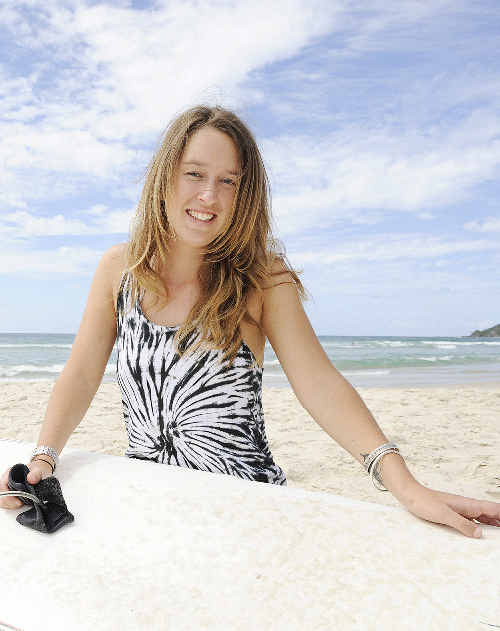 Victorian director Claire Gorman, 24, will join a panel discussion on surf films today as part of the Byron Bay International Film Festival. Victorian director Claire Gorman, 24, will join a panel discussion on surf films today as part of the Byron Bay International Film Festival.