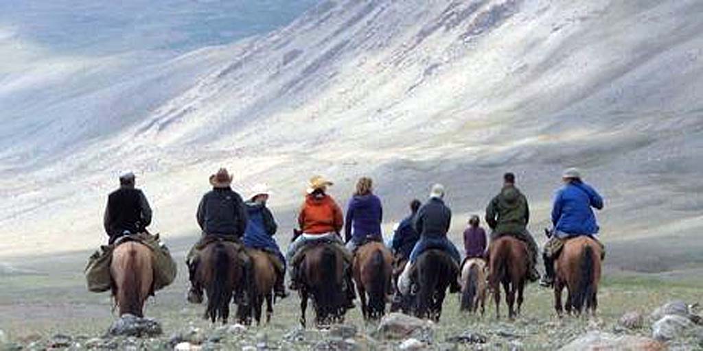 Trekking to the remote Altai Mountains. Trekking to the remote Altai Mountains.
