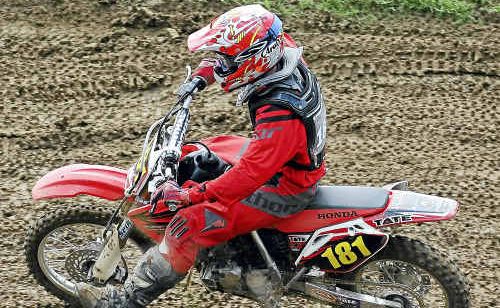 Blake Dennis was competing in the 85cc two stroke/150cc four stroke 12 to under-16 years South Grafton Ex-Services Motocross event at South Grafton on Sunday. Blake Dennis was competing in the 85cc two stroke/150cc four stroke 12 to under-16 years South Grafton Ex-Services Motocross event at South Grafton on Sunday.