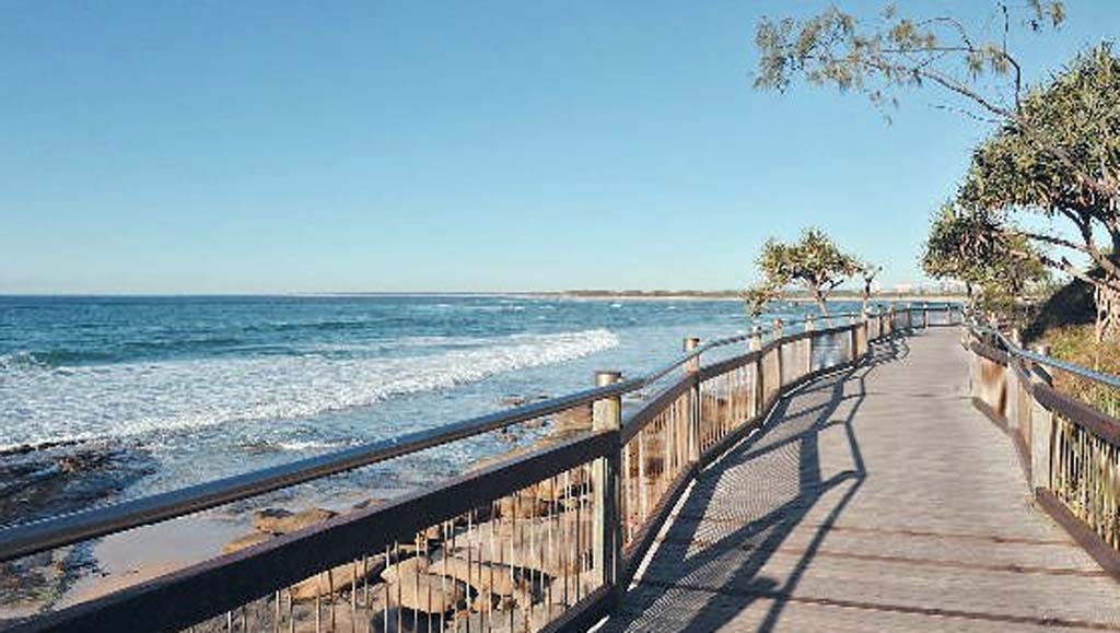 Caloundra boardwalk. Caloundra boardwalk.