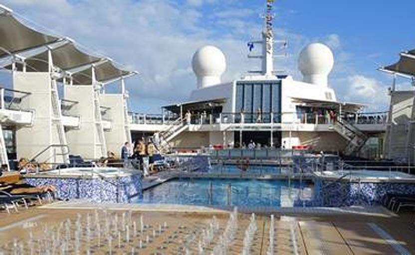 Aboard the crusie ship Celebrity Eclipse. Aboard the crusie ship Celebrity Eclipse.