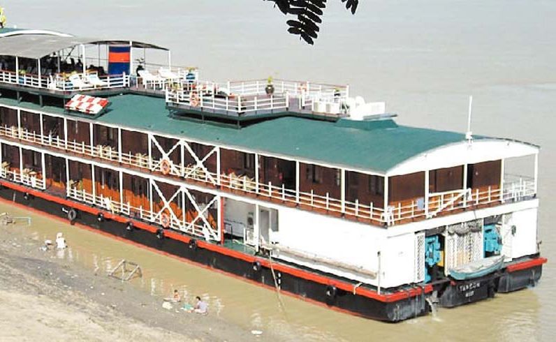 Pandaw Cruises' timber and brass colonial-style riverboat. Pandaw Cruises' timber and brass colonial-style riverboat.