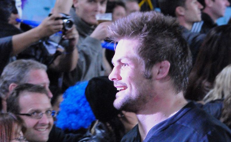 New Zealand All Black captain Richie McCaw. New Zealand All Black captain Richie McCaw.