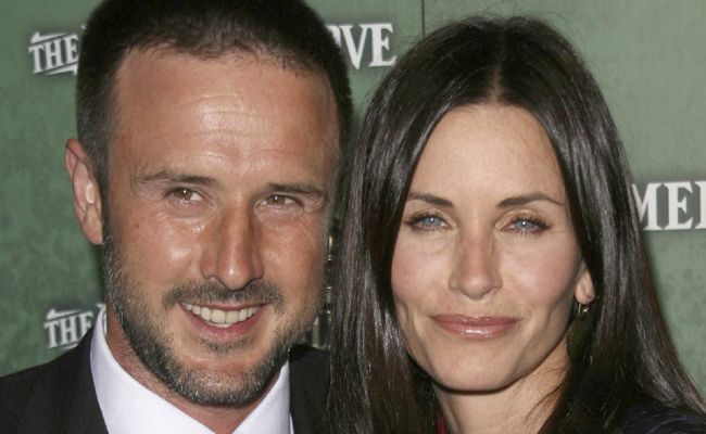 Courteney Cox and David Arquette.