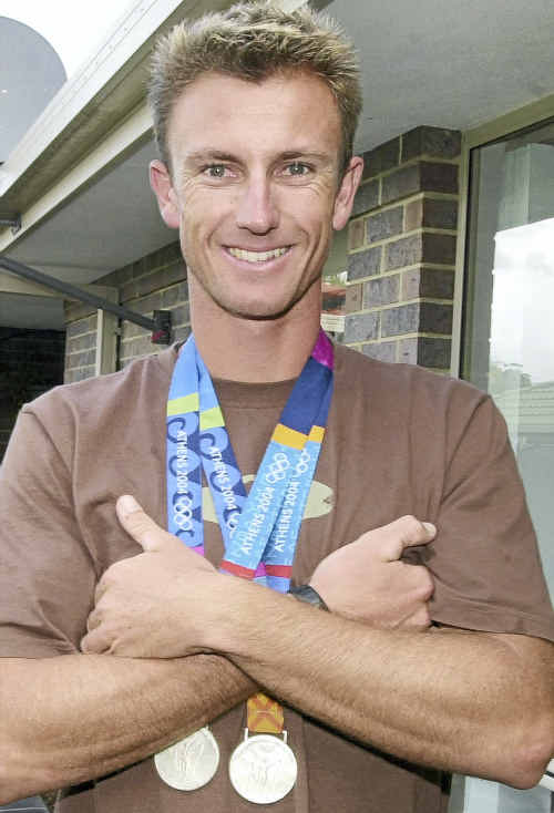 Nathan Baggaley pictured following the Athens Olympic Games in 2004. Nathan Baggaley pictured following the Athens Olympic Games in 2004.