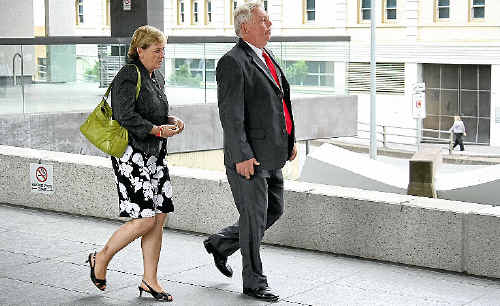 Denise and Bruce Morcombe leave Brisbane Magistrates Court yesterday. Denise and Bruce Morcombe leave Brisbane Magistrates Court yesterday.