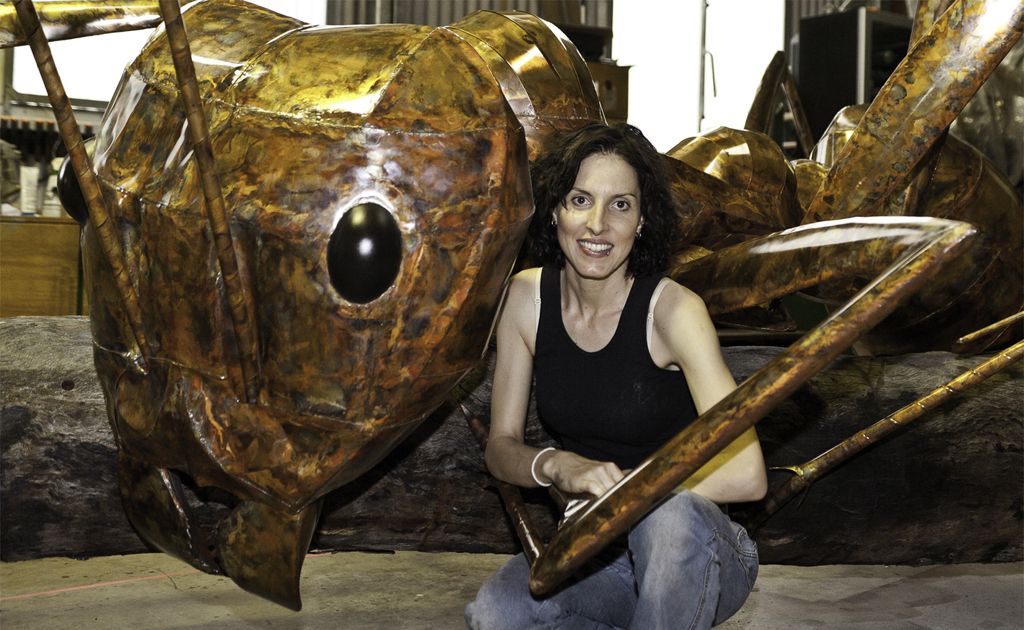 NEXT BIG THING: Amanda Feher's giant meat ant will be the focal point of a new $250,000 park in Augathella. NEXT BIG THING: Amanda Feher's giant meat ant will be the focal point of a new $250,000 park in Augathella.