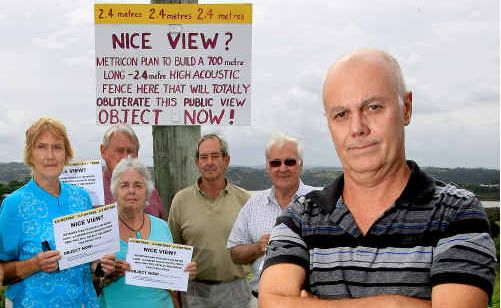 Rosalind Steel, Les and Val Zahn, Richard Wright, Bruce Steel and Michael Connelly are urging residents to join the fight against a proposed sound wall. Rosalind Steel, Les and Val Zahn, Richard Wright, Bruce Steel and Michael Connelly are urging residents to join the fight against a proposed sound wall.