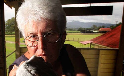 Jenny Glasby shapes up to take on War in her grandson’s TV pilot. Jenny Glasby shapes up to take on War in her grandson’s TV pilot.