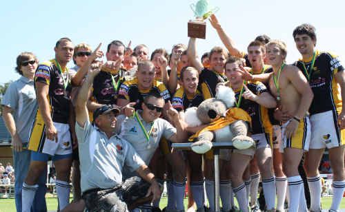 The South Tweed Koalas’ under-19 premiership-winning side of 2009 celebrating one of the highlights of the club’s recent history. The South Tweed Koalas’ under-19 premiership-winning side of 2009 celebrating one of the highlights of the club’s recent history.