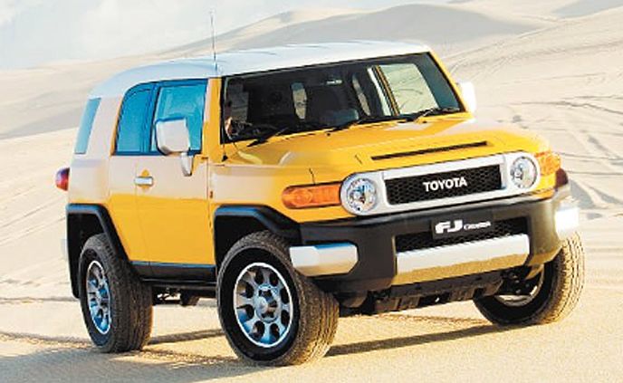 It drives like a 4WD but Toyota's FJ Cruiser is aimed at active city types. It drives like a 4WD but Toyota's FJ Cruiser is aimed at active city types.