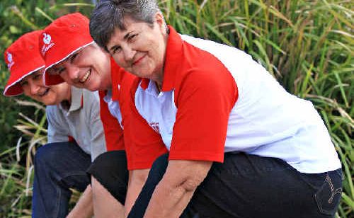 Lee Swindells, Leoni Warren and Anne Bennett. Photo Blainey Woodham Lee Swindells, Leoni Warren and Anne Bennett. Photo Blainey Woodham