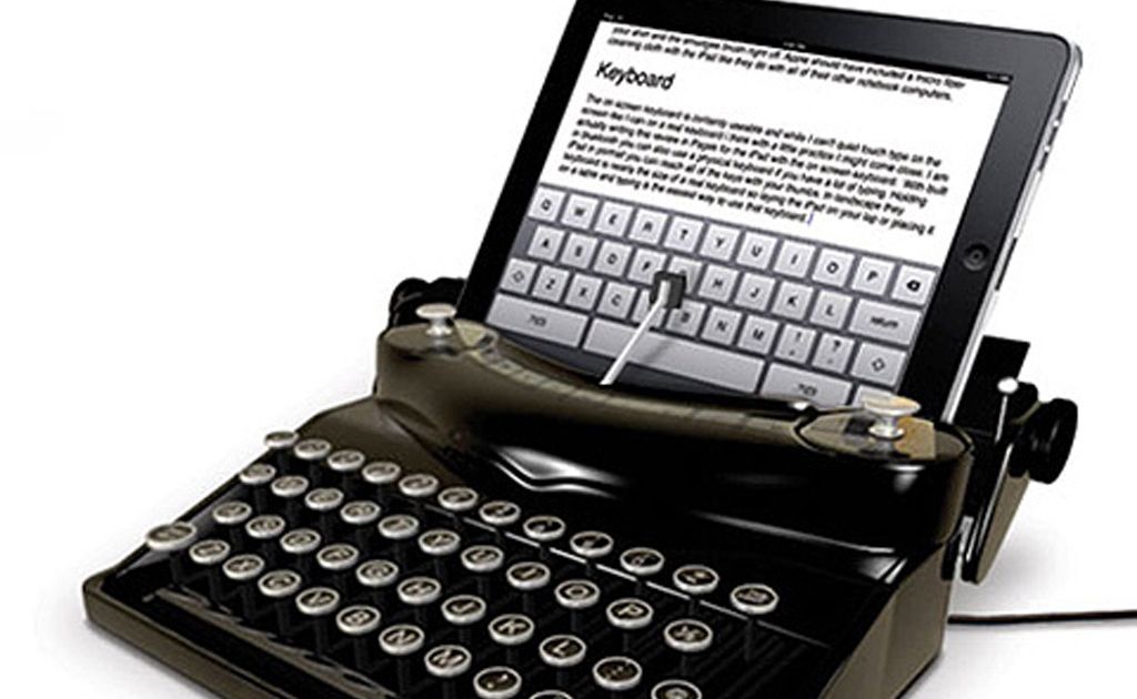 The Typescreen lets nostaglic iPad users reconnect with the old way of writing. The Typescreen lets nostaglic iPad users reconnect with the old way of writing.