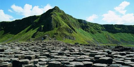 The Giant's Causeway in Northern Ireland was formed over 55 million years ago. Photo / Northern Ireland Tourism Board The Giant's Causeway in Northern Ireland was formed over 55 million years ago. Photo / Northern Ireland Tourism Board
