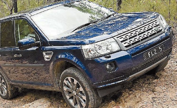 The Freelander 2 can tackle tough terrain. The Freelander 2 can tackle tough terrain.