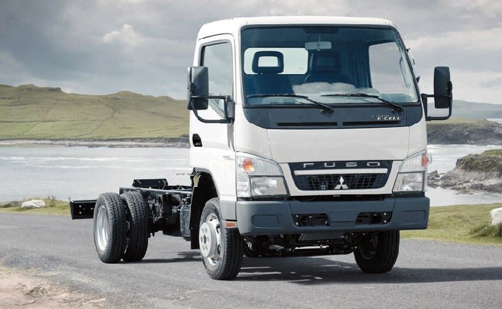 Fuso's E-Cell, an electric version of the Canter, is still some time away from mass production. Fuso's E-Cell, an electric version of the Canter, is still some time away from mass production.