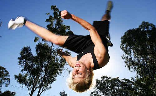 Goodna’s Stephen Holdsworth is the first male cheerleader in the NRL competition. Goodna’s Stephen Holdsworth is the first male cheerleader in the NRL competition.