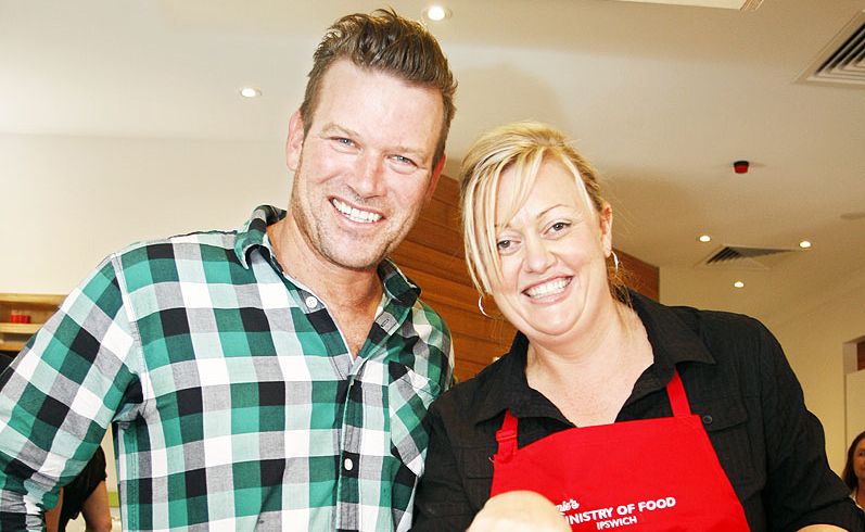 Ministry of Food ambassador Ben O'Donoghue and centre manager Danella Martin. Ministry of Food ambassador Ben O'Donoghue and centre manager Danella Martin.