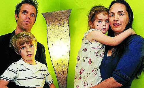 Goonellabah couple Mark and Emily Joosse, pictured with their children Zion, 5, and Heaven ,3, have to closely watch their weekly budget in the face of soaring living costs. Goonellabah couple Mark and Emily Joosse, pictured with their children Zion, 5, and Heaven ,3, have to closely watch their weekly budget in the face of soaring living costs.