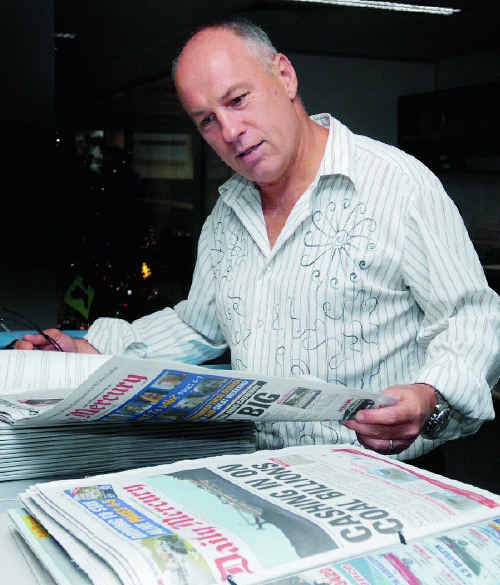 David Fisher has resigned after four and a half years as editor of the Daily Mercury.